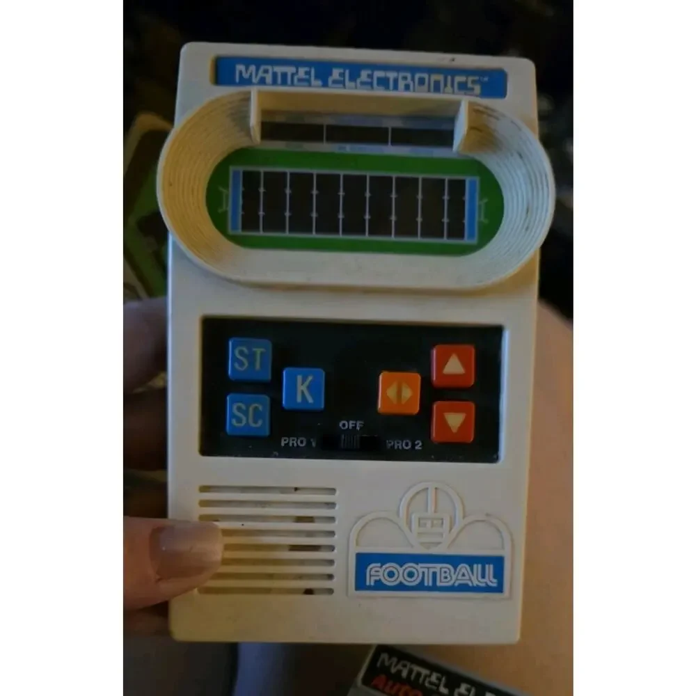 Vintage Mattel Football Electronics 1977 Original Mattel Version Football Works
